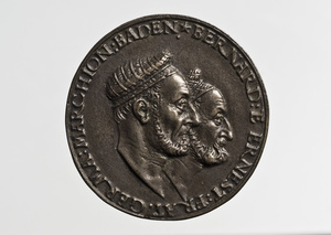 Medaille der Markgrafen Ernst und Bernhard III., Vorderseite