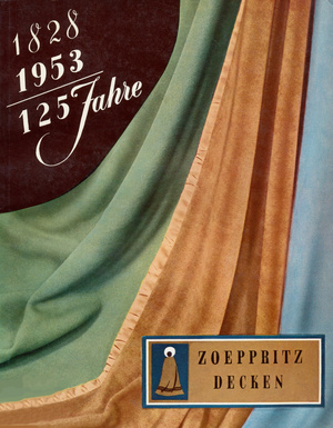 1828 hatten die Brüder Jacob und Georg Zoeppritz die nach ihnen benannte Wollwarenfabrik in Mergelstetten begründet. Acht Zoeppritz Decken retten 1928 als Ersatzaußenwand das beschädigte Luftschiff „Graf Zeppelin“ vor dem Absturz. Nur ein Jahr sp