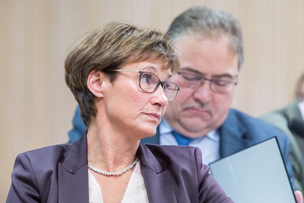 Die Vorsitzende des U-Ausschusses, Sabine Kurtz, und ihr Stellvertreter Rainer Podeswa. Foto: dpa